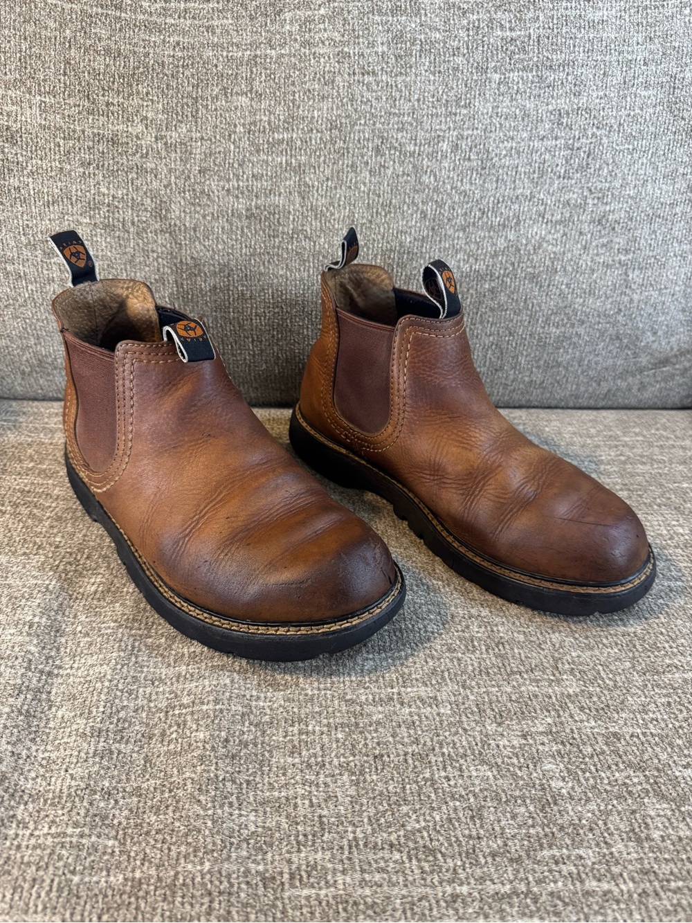 Ariat Men's Spot Hog Boots Peanut brown Size 8.5D